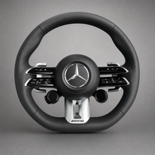 Volant Custom Mercedes-AMG Performance | Molettes Rotatives Cuir Noir