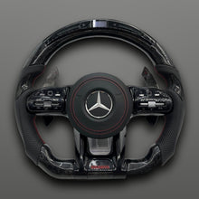 Volant Carbone Forgé Custom – Mercedes-AMG Brabus | Surpiqûres Rouges